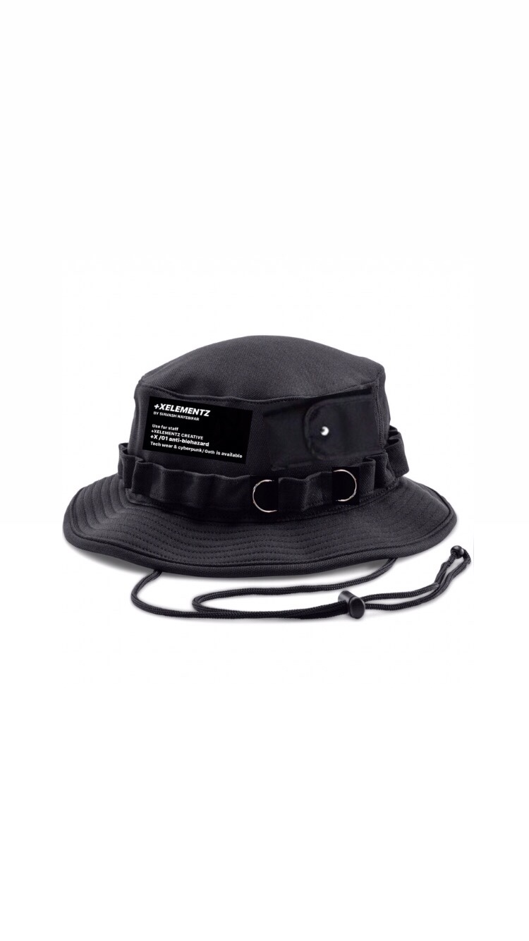 Bucket hat ( + pocket ) #tech-wear #gothic-wear #cyberpunk